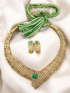 Auric Nayanmani Necklace with earrings