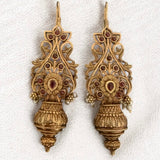 Opulent Gold Rasa Temple Dome Earrings
