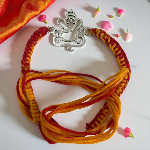 Silver Rakhi Ganesh Big