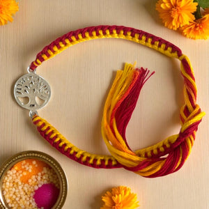 Silver Rakhi Tree Of Life