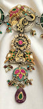 Auric Statement Peacock Necklace