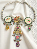 Auric Statement Peacock Necklace