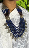Tribal Antique Lapis Necklace: Nayra