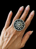 Pearl Round Big Ring