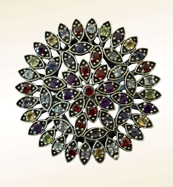 Opulent Multistone Big ring
