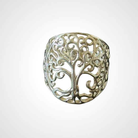 Silver Tree Of Life Ring