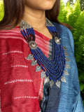 Stonned Lapiz Antique Necklace