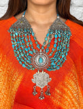 Stonned Turquoise Antique Necklace