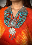 Stonned Turquoise Antique Necklace
