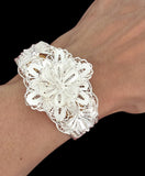 Carved Floral Cuff