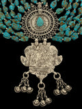 Stonned Turquoise Antique Necklace