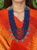 Stonned Lapiz Multistring Necklace