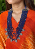 Stonned Lapiz Multistring Necklace