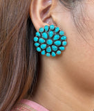 Stoned Turquoise Big Studs