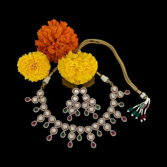 Auric Statement Moissanite Necklace Set
