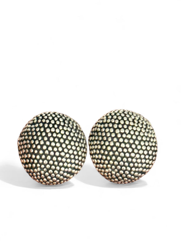 Silver Dotted Studs
