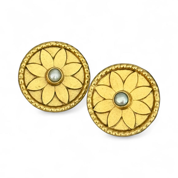 Opulent Gold Studs