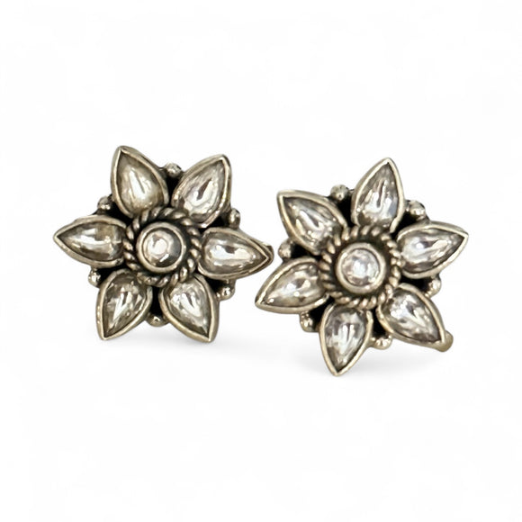 Stoned Flower Studs