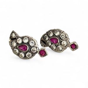 Stoned Paisley Studs