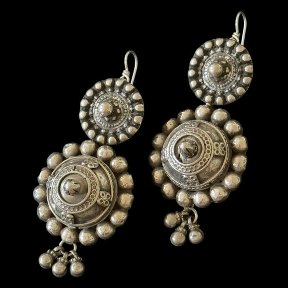 Tribal Antique Dome Ghungroo Earrings