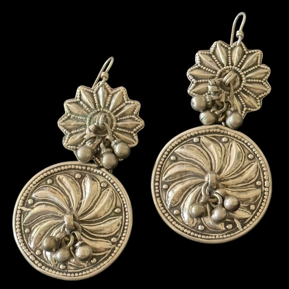 Tribal Antique Flower Ghungroo Drops