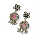 Pristine Floral Painted Drops