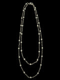 Stonned Pearl Long Necklace