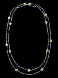 Stonned Lapiz Long Necklace