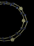 Stonned Lapiz Long Necklace