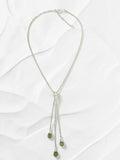 Stonned Citrine Tridrop Necklace