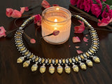 Auric TwoTone Teardrop Necklace