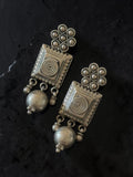 Tribal Spiral Drop Earrings