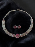 Stonned Kemp Paisley Necklace With Earrings
