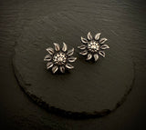 Tribal Flower Stud Earrings