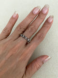 Band carved dotted ring