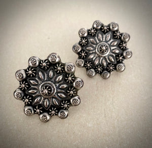 Tribal Carved Big Studs