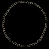 Silver Spaced Big Rectangular Chain