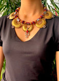 Auric Halfmoon floral Necklace