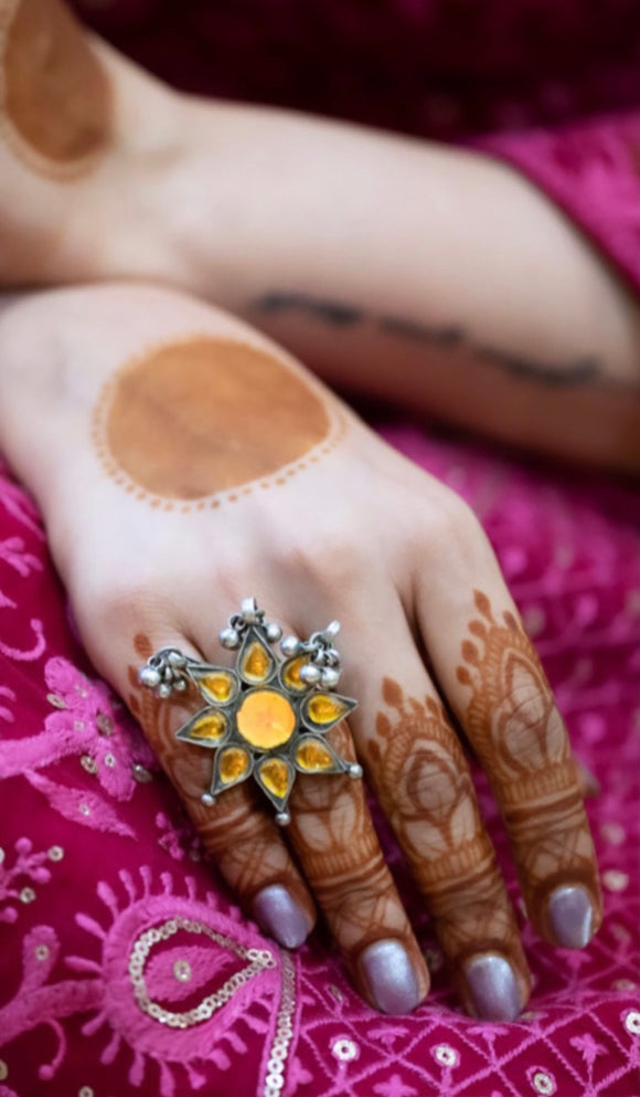 Sheesha ring with ghungroo