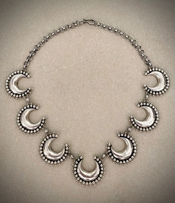 Tribal Half Moon Necklace