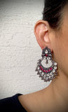 Stoned Ambi Glass earrings