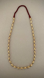 Dholki Beads Single gold
